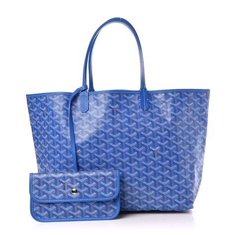 blue goyard pm|GOYARD Goyardine Saint Louis PM Sky Blue .